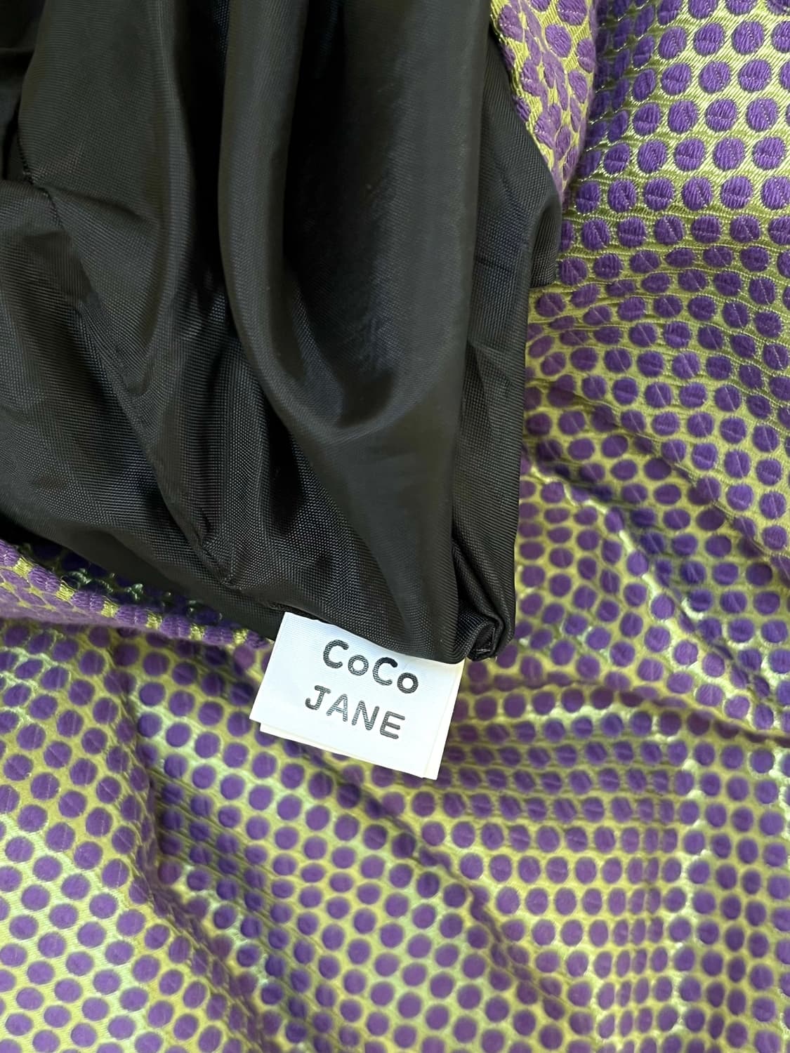 CoCo JANE 퍼플 도트 스커트 상품이미지3