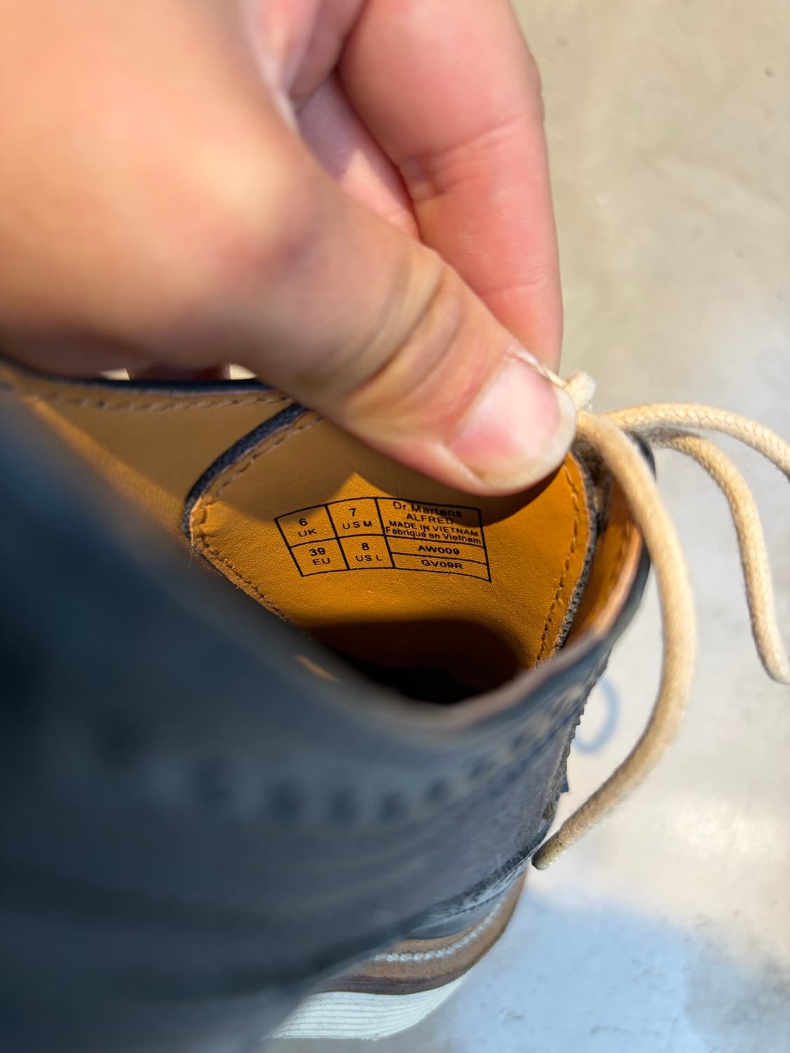 250) Dr. Martens 알프레드 캔버스 윙팁 슈즈 상품이미지5