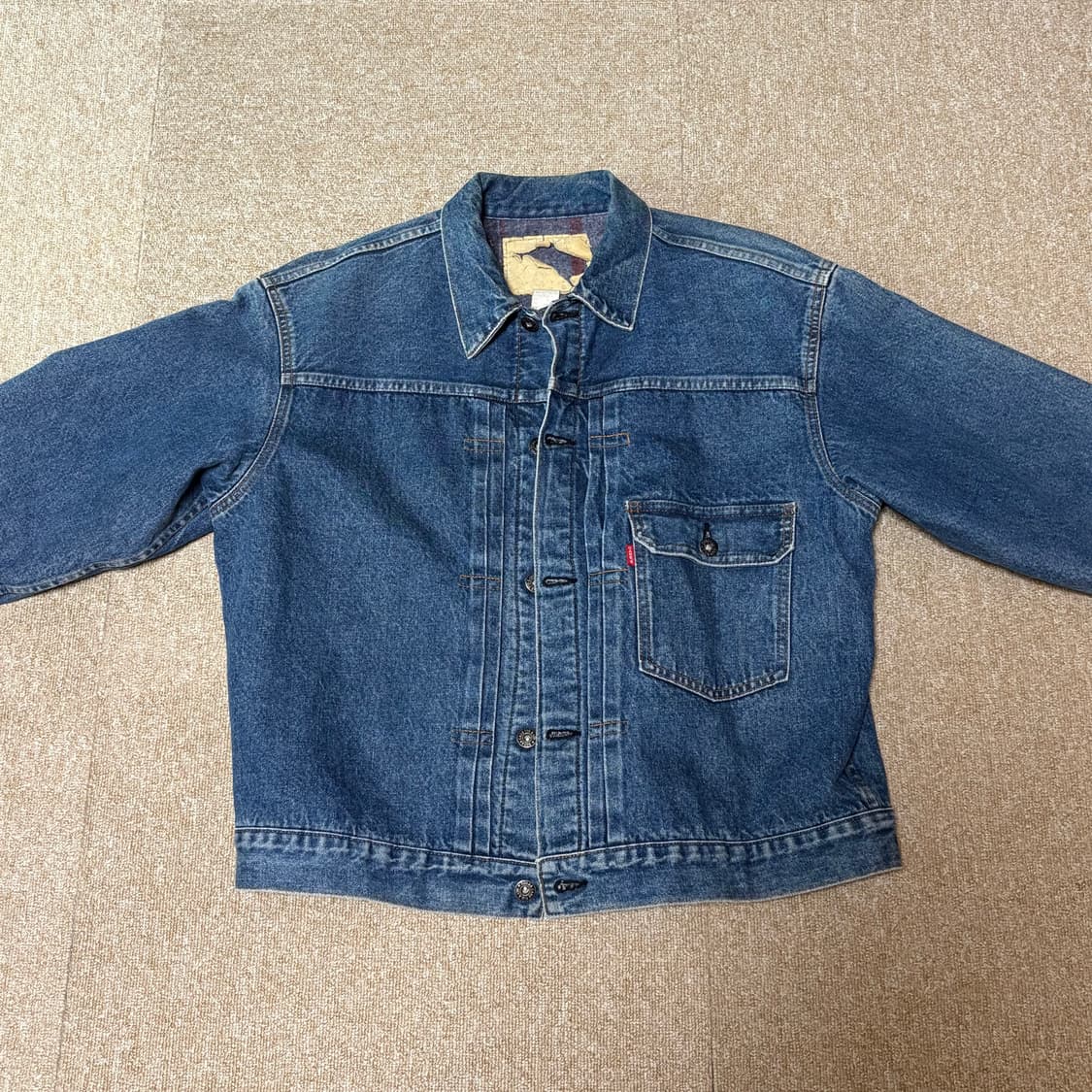 슈가케인 1세대 데님 트러커 신치백 상품이미지1