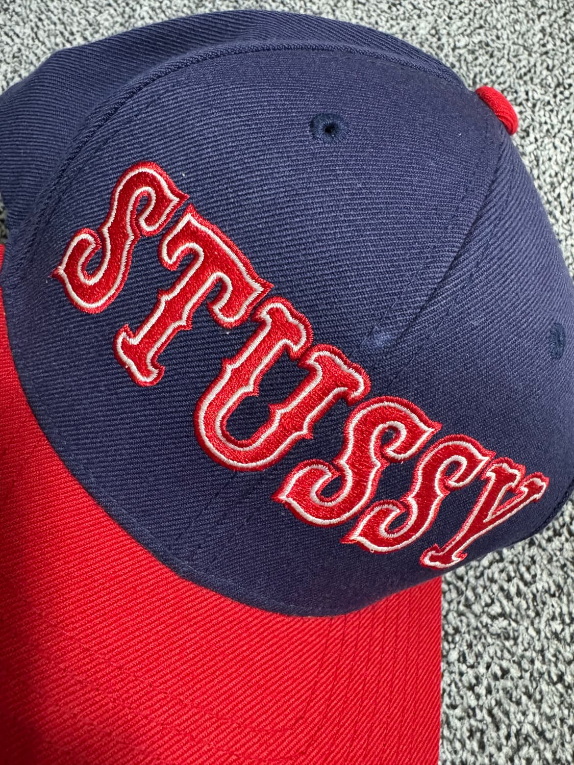 스투시X스타터 콜라보 빈티지 스냅백 모자 상품이미지3