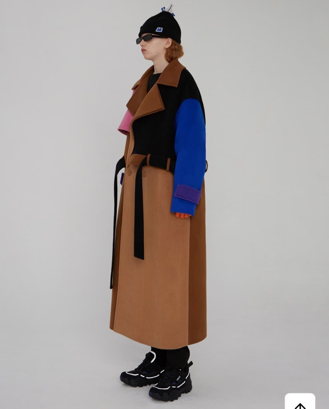 아더에러 로브 컬러블록코트 a2 상품이미지2