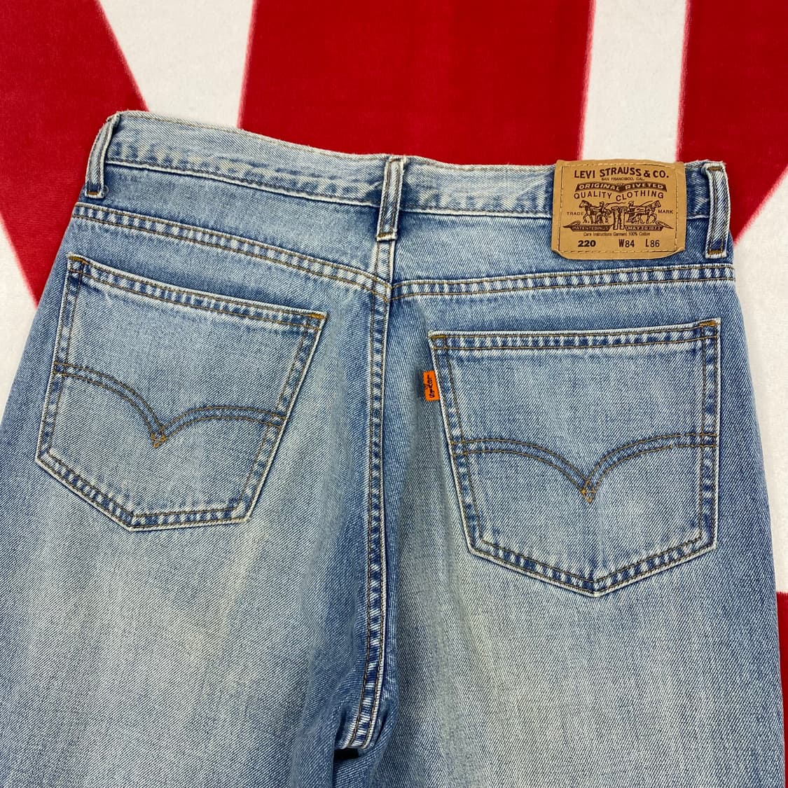 리바이스 오렌지탭 220 데님팬츠 실측 32 상품이미지4