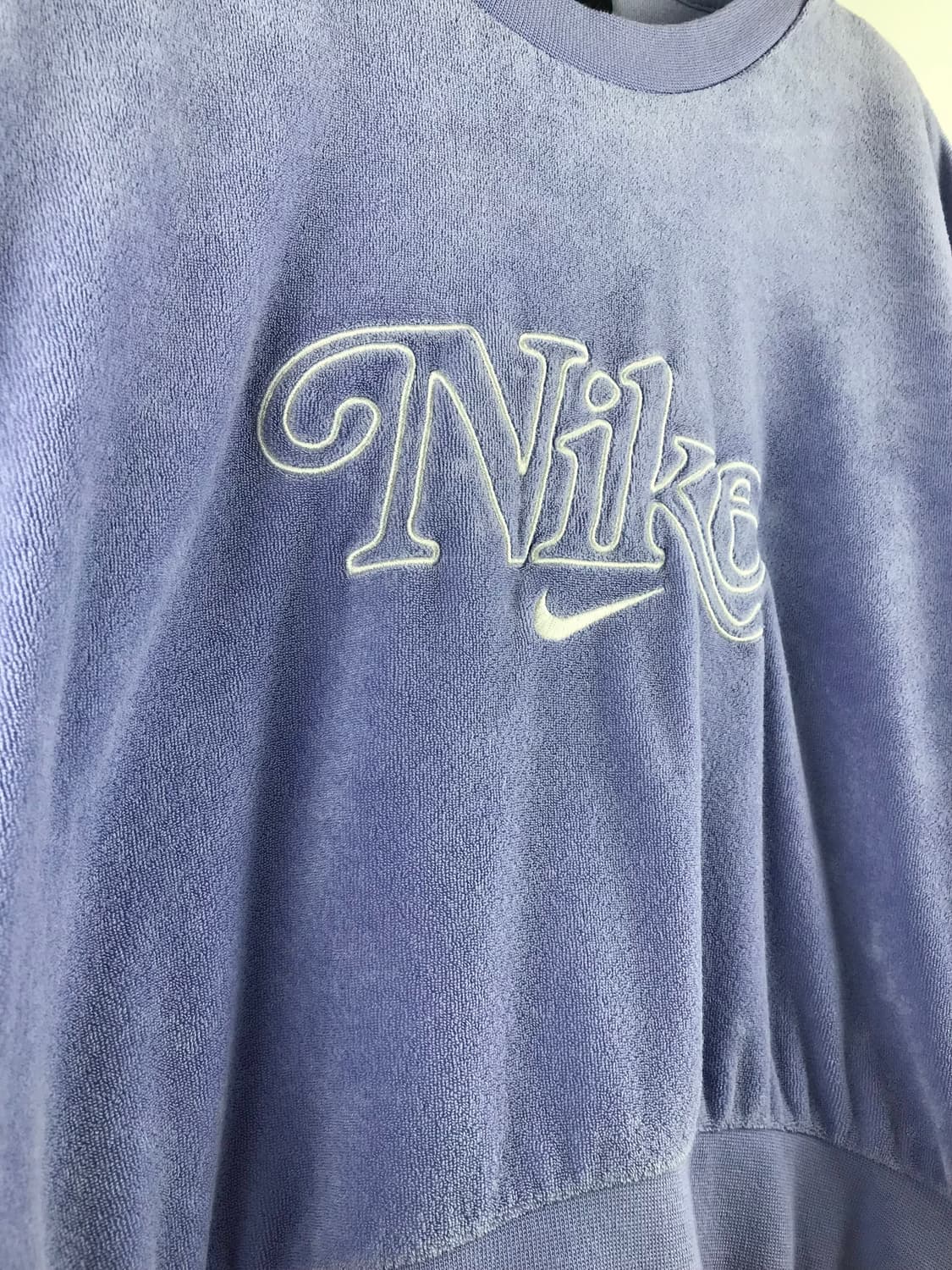 나이키 연보라 핀터깔 맨투맨 퍼플 바이올렛 크롭 y2k 갸루 올드스쿨 상품이미지3