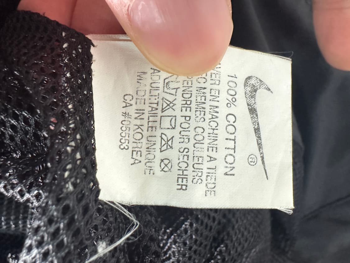 나이키 올드스쿨 스우시 사이드라인 후드 바람막이 블랙 상품이미지6