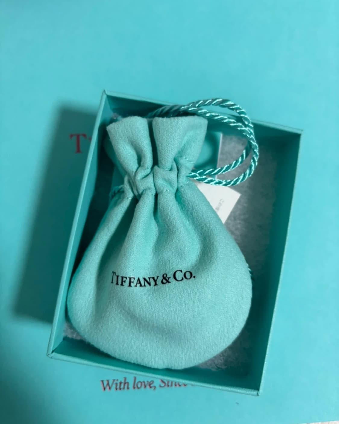 티파니앤코 핑크 더블하트 팬던트 목걸이 새제품 상품이미지4