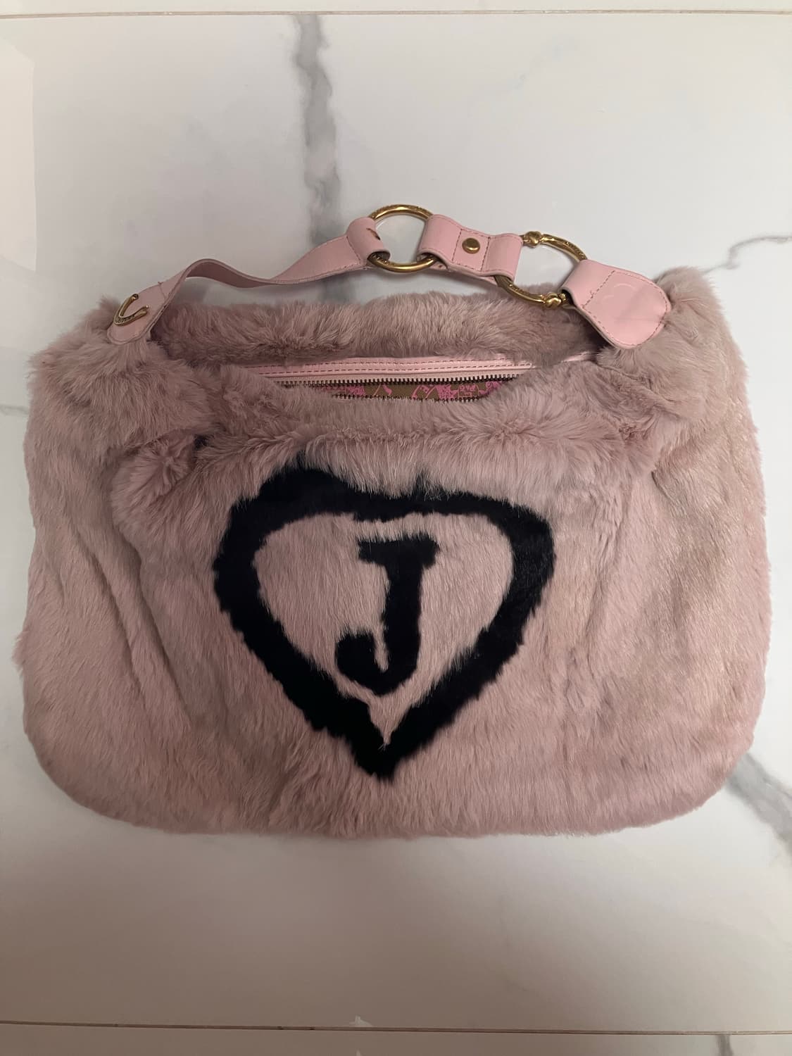 y2k 쥬시 꾸뛰르 juicy couture 토끼털 가방 상품이미지1
