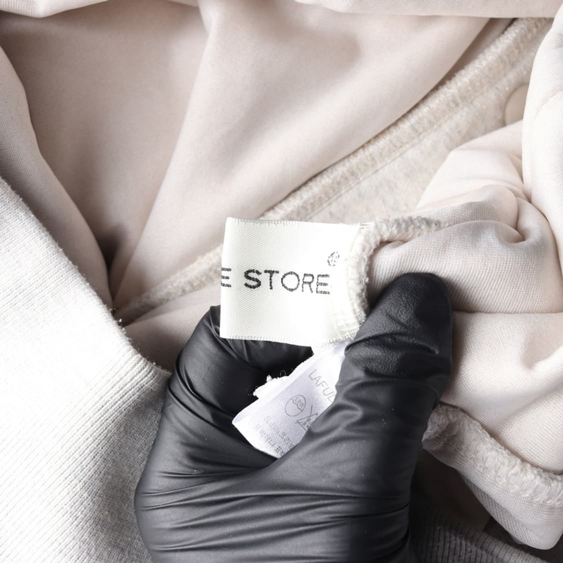 라퍼지스토어 오버핏 스냅 버튼 후드 집업 오트밀 상품이미지6