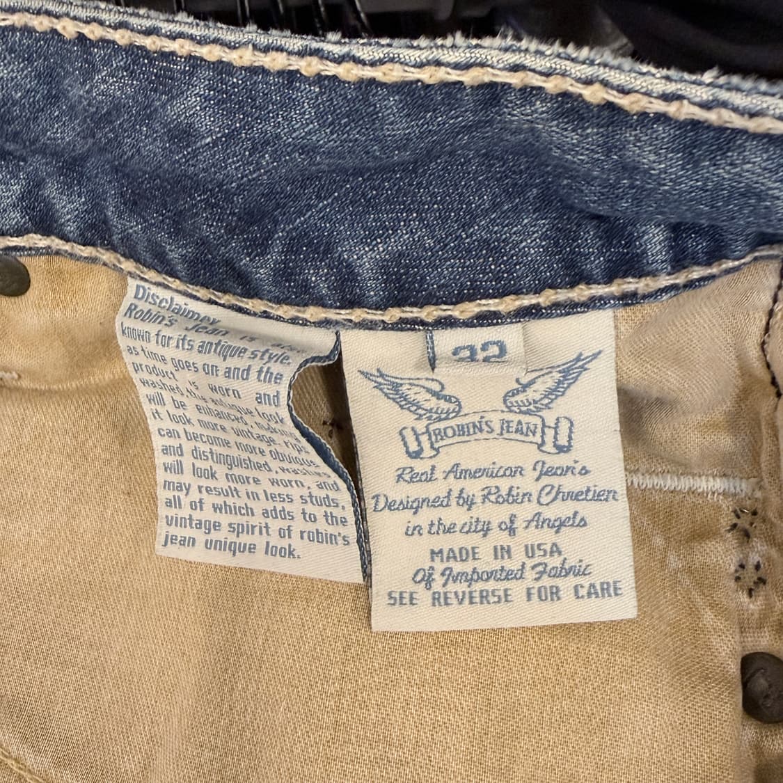 로빈스진 슬림핏 바이커  상품이미지5