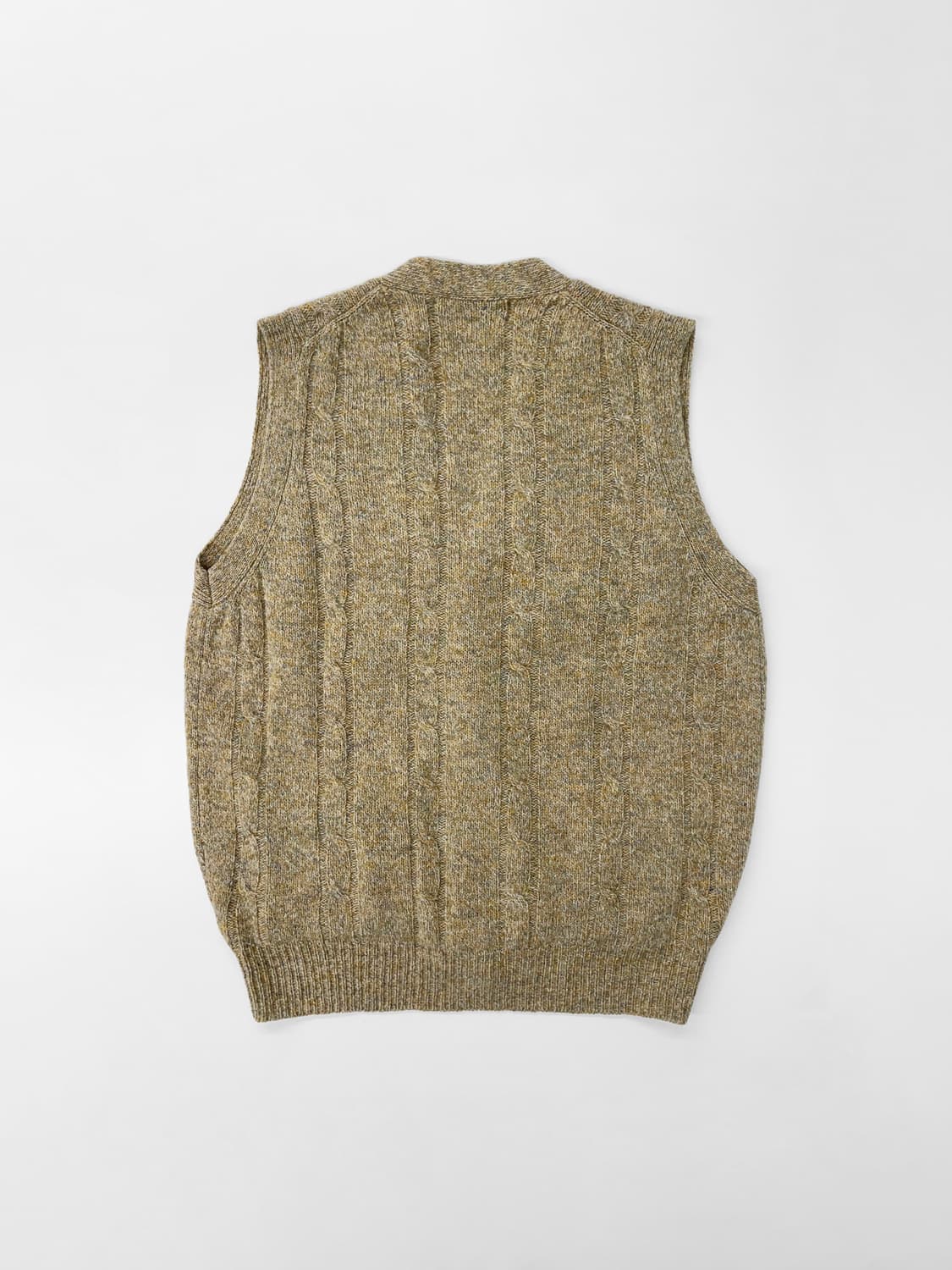 90s 빈티지 챕스 랄프 로렌 케이블 니트 울 베스트 상품이미지2