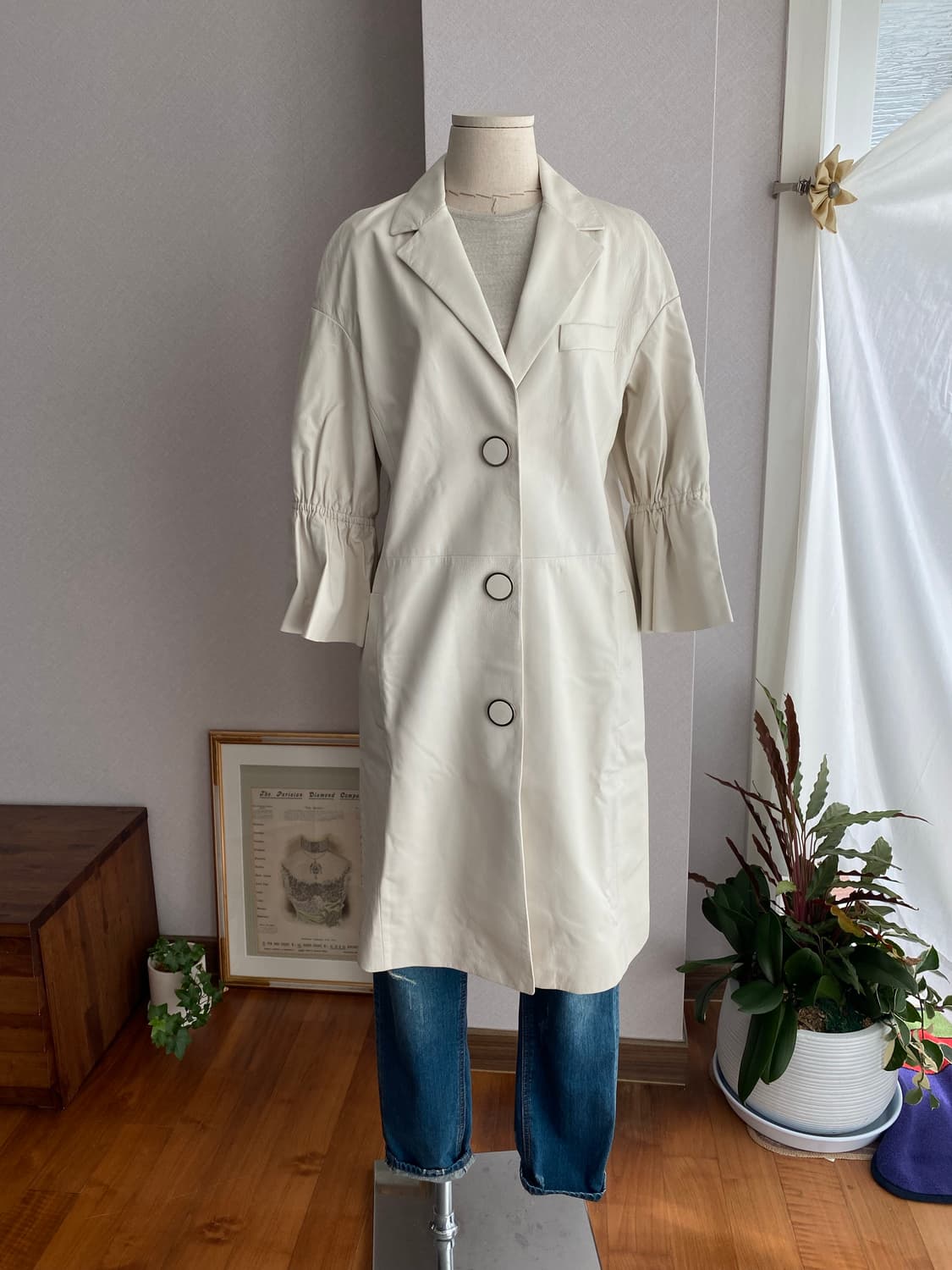 DROMe made in Italy 천연가죽 트렌치(M) 상품이미지1