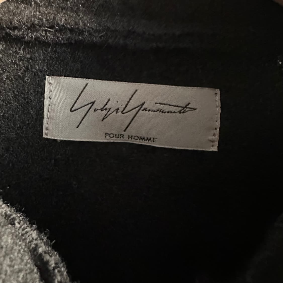 요지야마모토 뿌르옴므 알파카 코트 상품이미지5