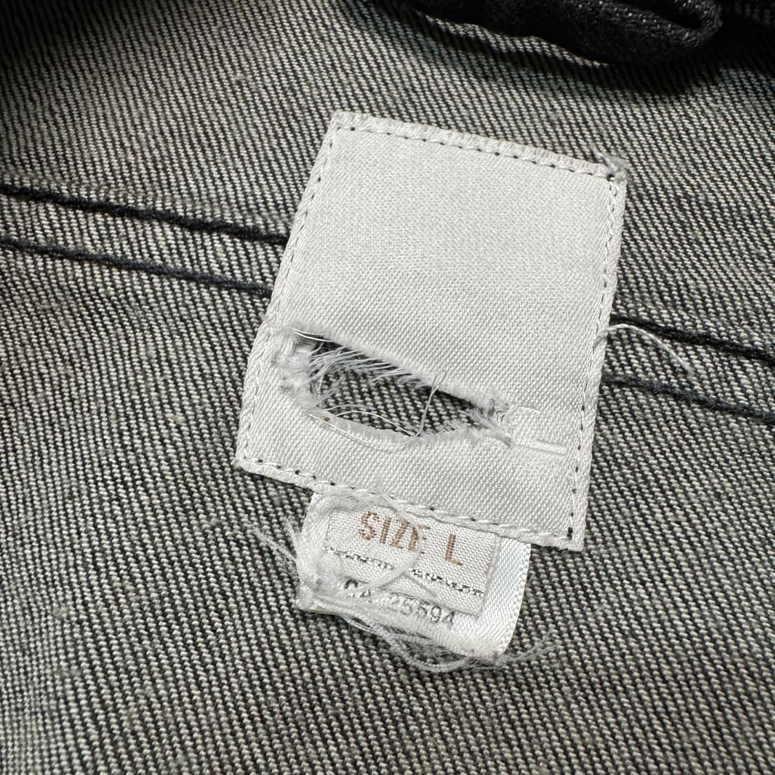 Name : 디젤 스펠아웃 후면로고 멀티포켓 데님 자켓 :)  상품이미지4