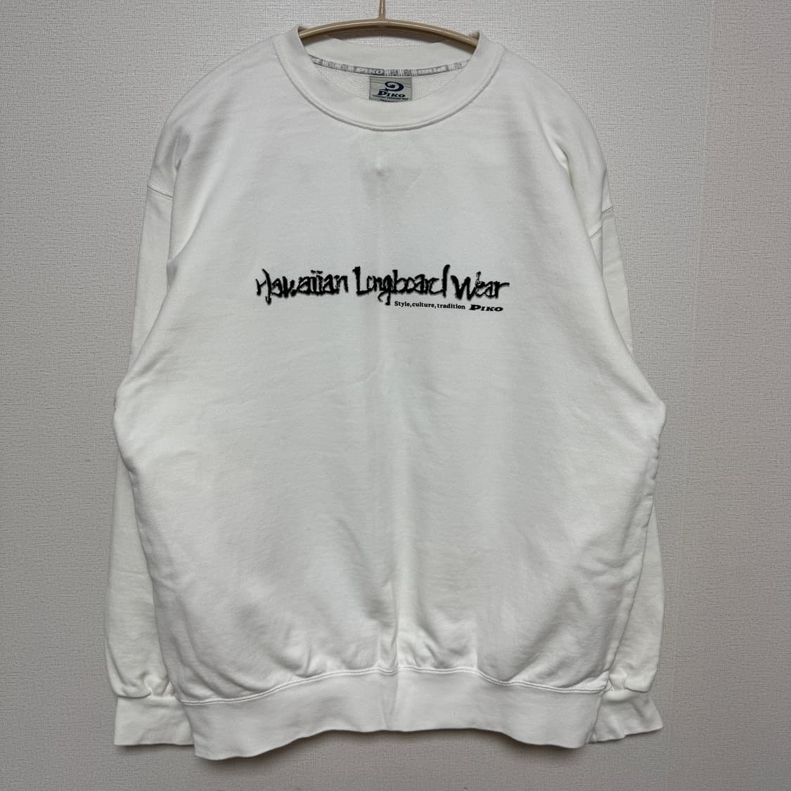 PIKO 피코 화이트 맨투맨 티셔츠 상품이미지2