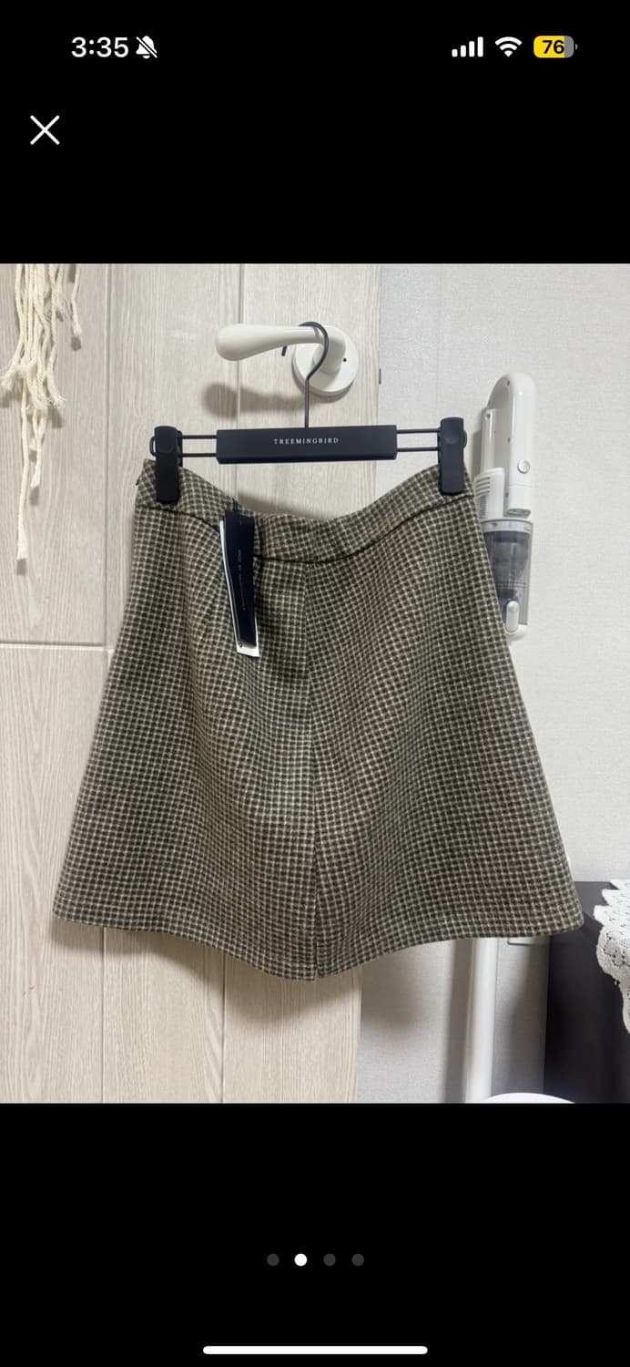 육육걸즈 핸드메이드 체크 울스커트 상품이미지2