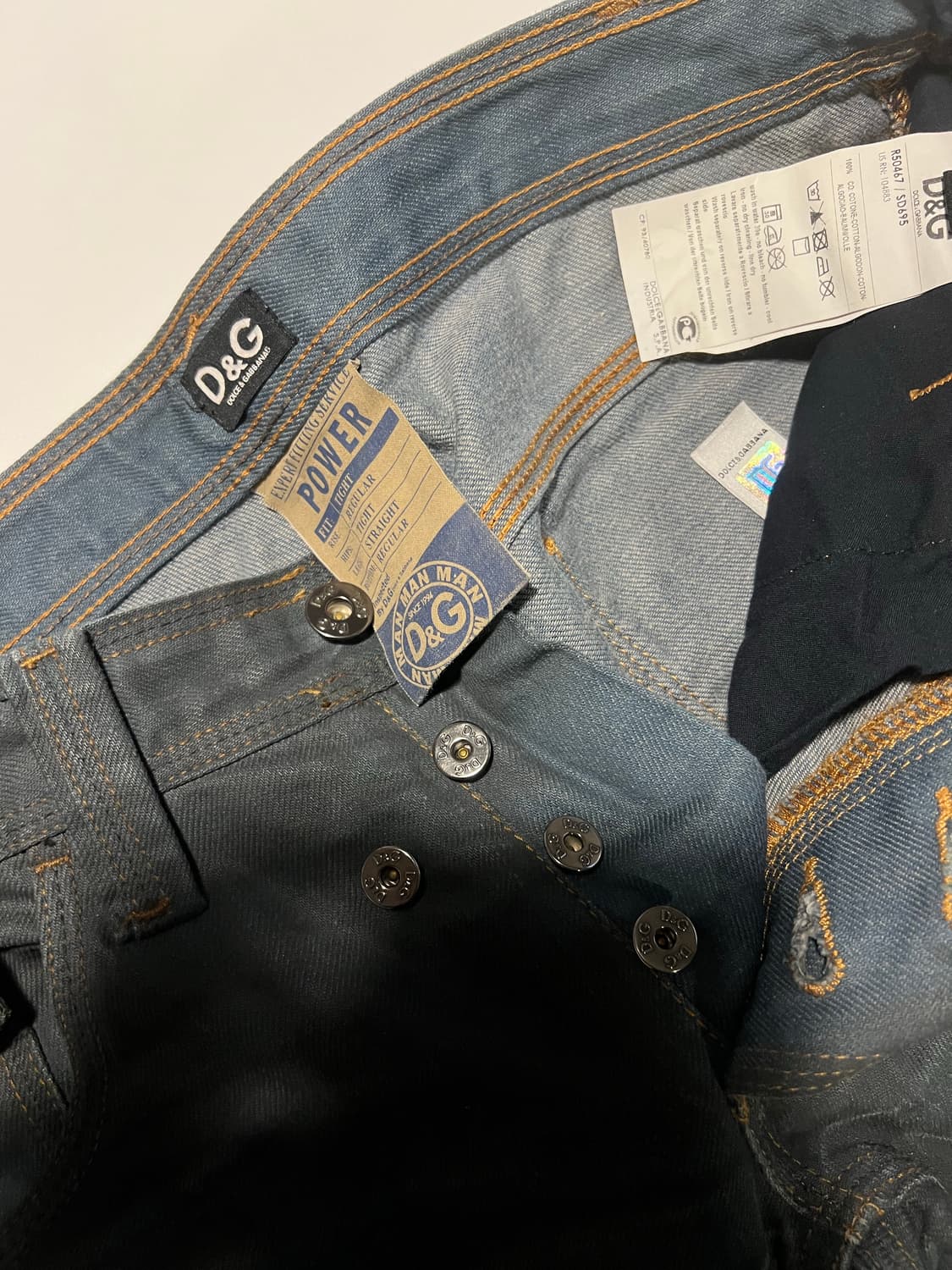D&G 2000s Archive POWER 돌체엔가바나 데님 팬츠 상품이미지7