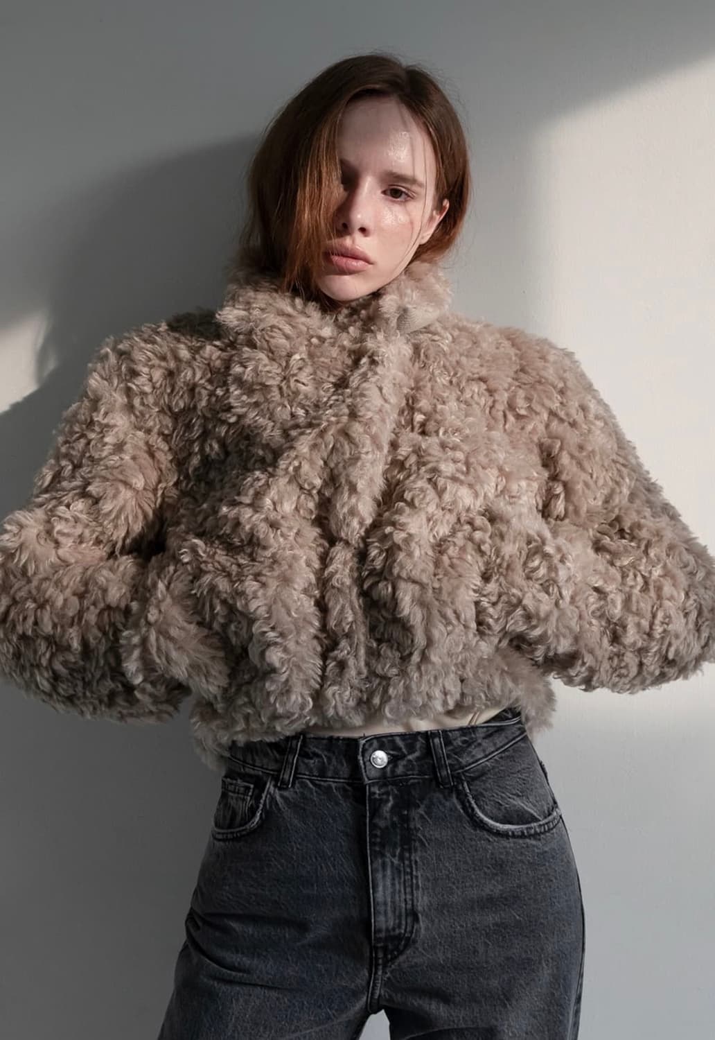 더오유 퍼 자켓 상품이미지1