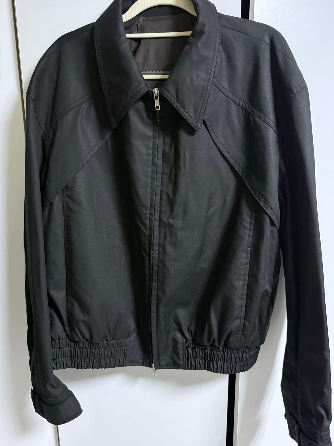 햄튼 치노 블루종 자켓 블랙 48 상품이미지4