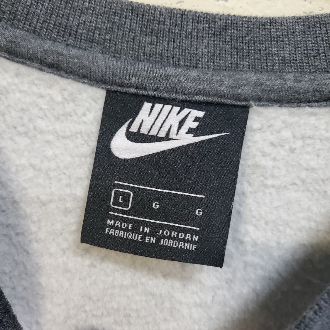 나이키 로고 기모 맨투맨  상품이미지4