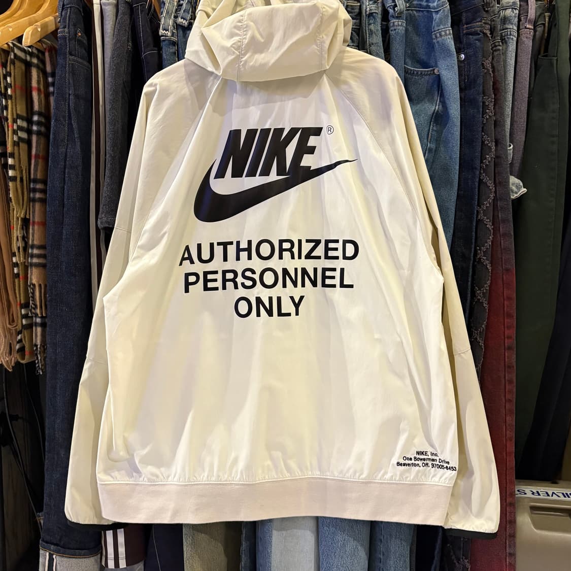 나이키 우븐 언라인드 백로고 후드 아노락 상품이미지5