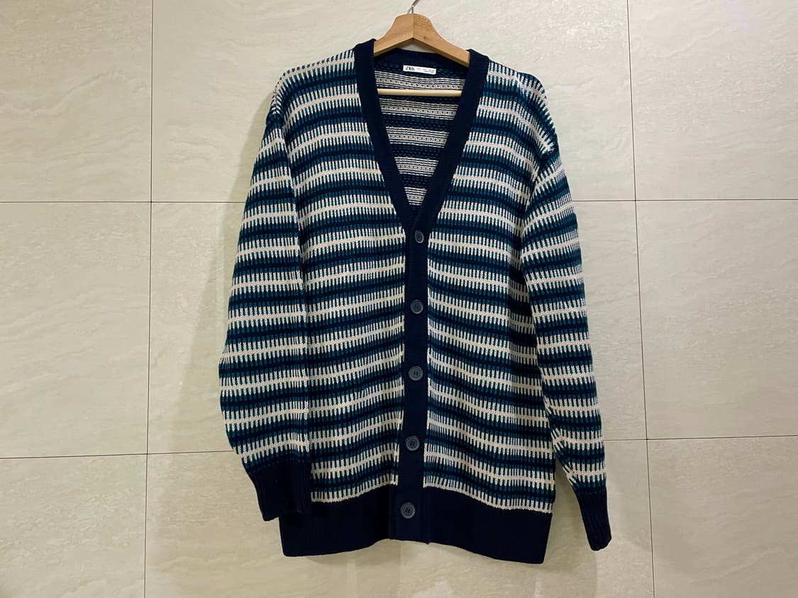 자라 / 스트라이프 가디건, 남성 가디건 / L(105) 상품이미지1
