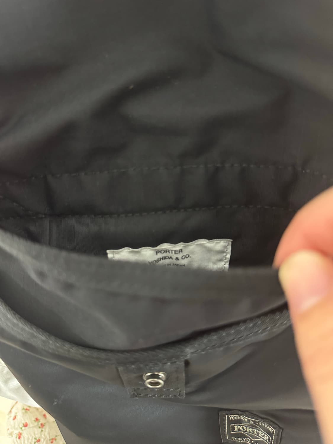 요시다포터 프레임 숄더백 블랙 상품이미지4