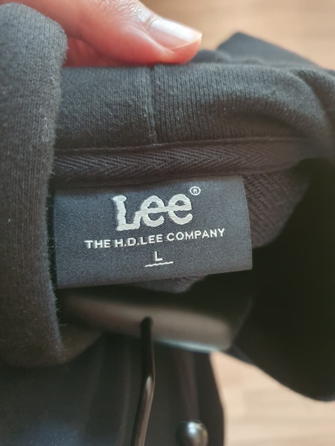 Lee 후드티 블랙 (L) 상품이미지2