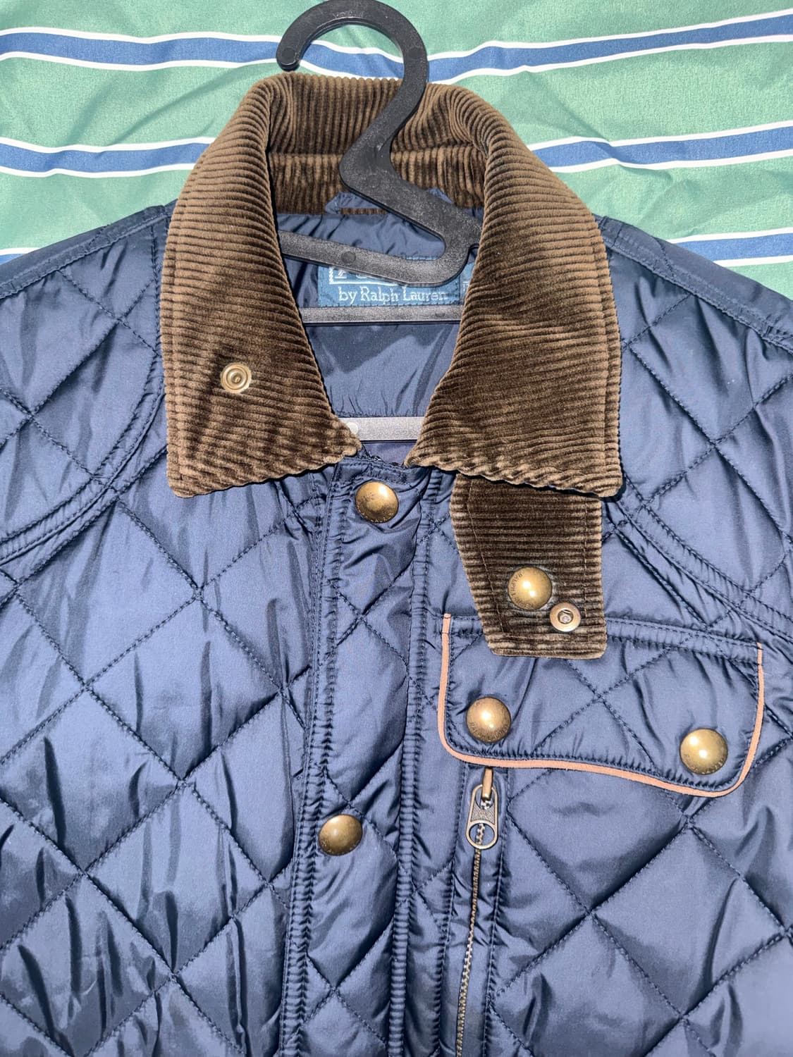 폴로 랄프로렌 코듀로이 퀄팅 자켓 S 상품이미지2