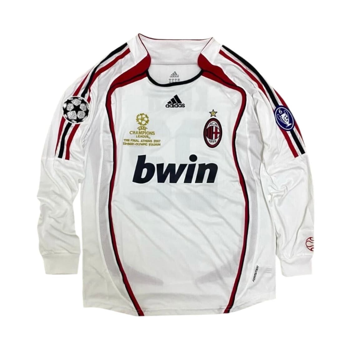 [국내배송] 06/07 ac밀란 어웨이 긴팔 유니폼 XL사이즈 상품이미지1