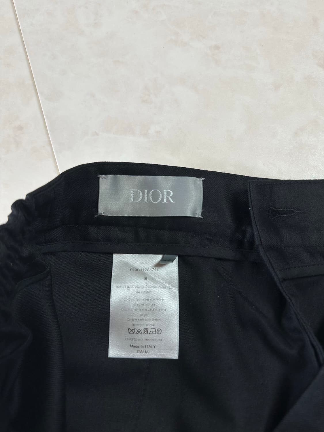 [46] 20SS 디올 버진울 플란넬 조거팬츠 상품이미지6