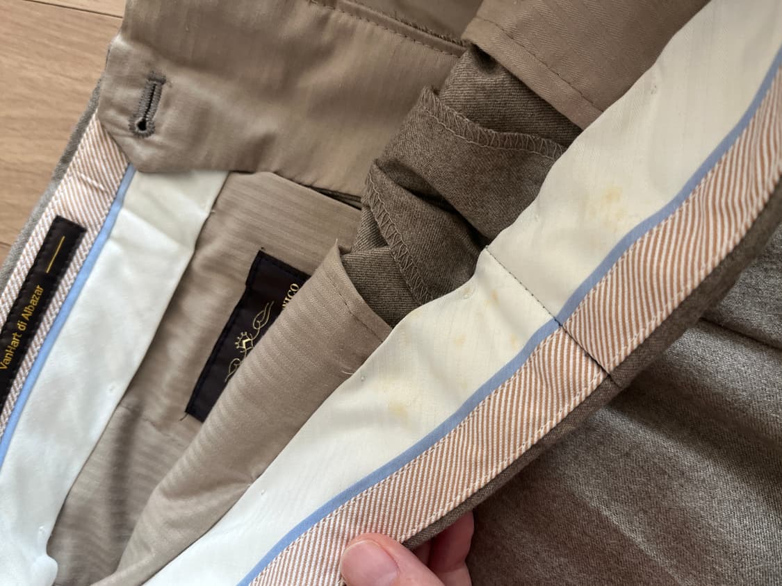VanHart di Albazar 팬츠 이태리 까노니코 원단 상품이미지5