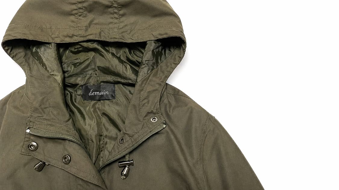 JPN 일본 빈티지 y2k 아메카지 올리브 카키 밀리터리 후드 야상 자켓 상품이미지4