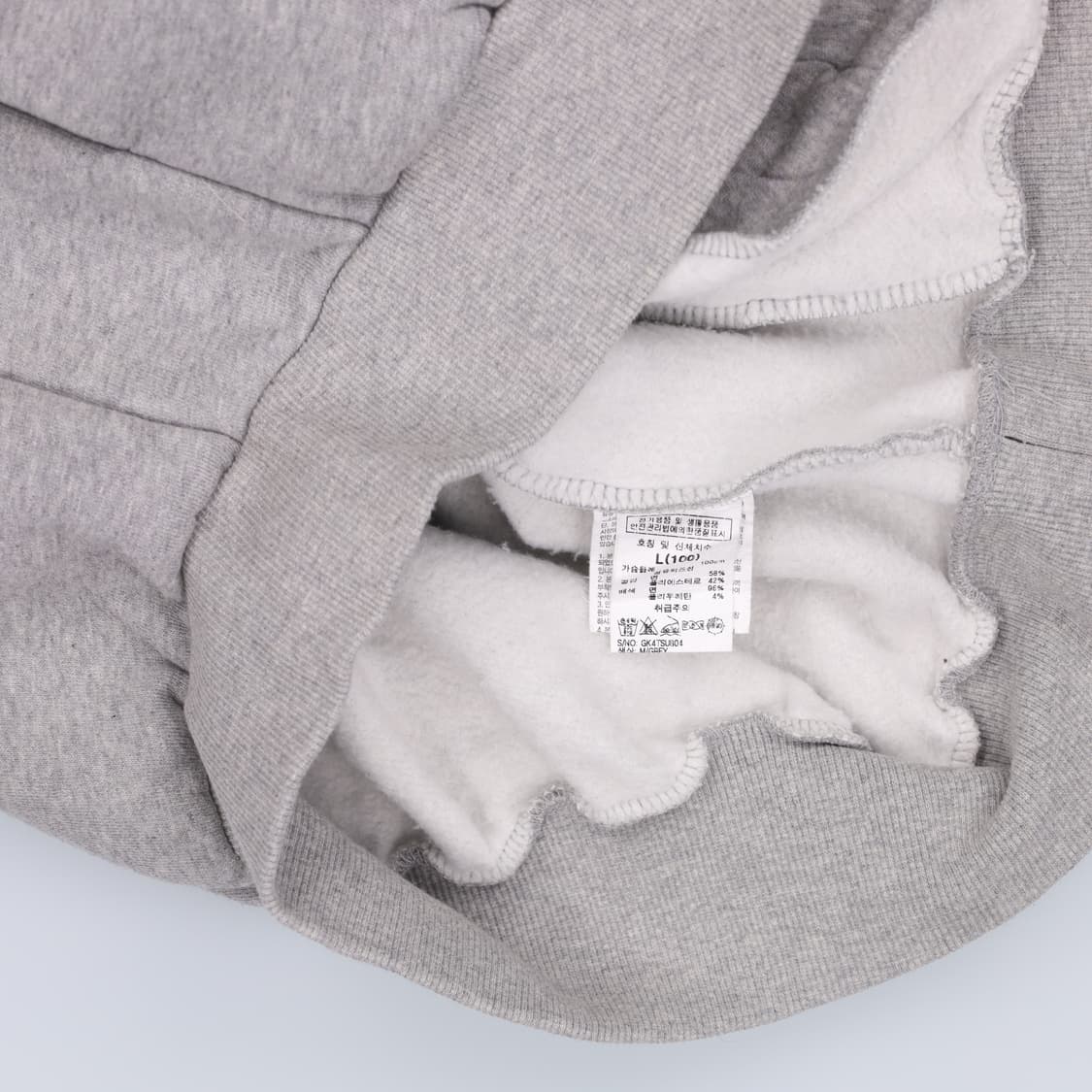 [L] 지프 빅로고 기모 맨투맨 티셔츠 1103HR1 상품이미지5