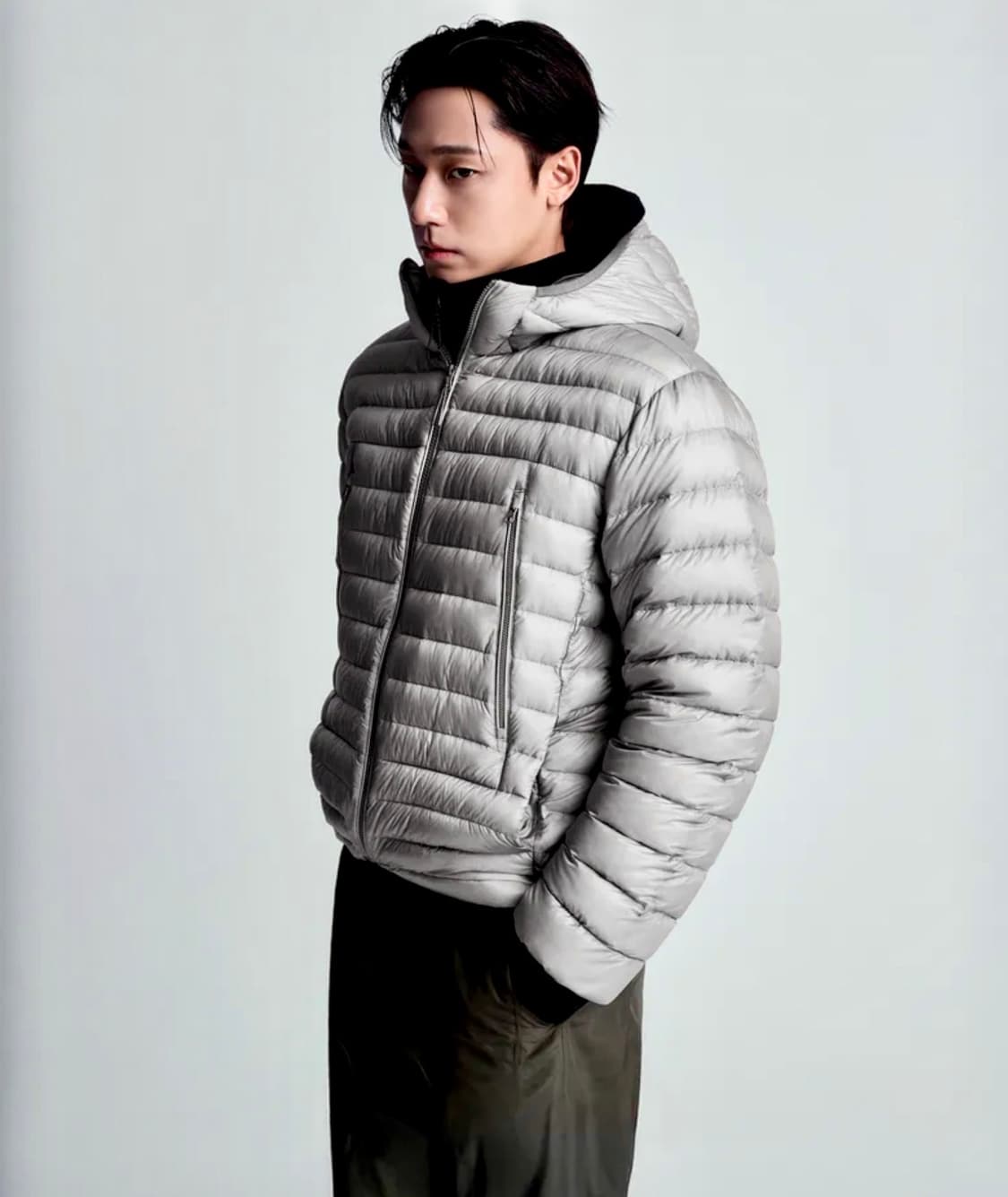 무탠다드 시티레저 경량패딩 라이트그레이 상품이미지1