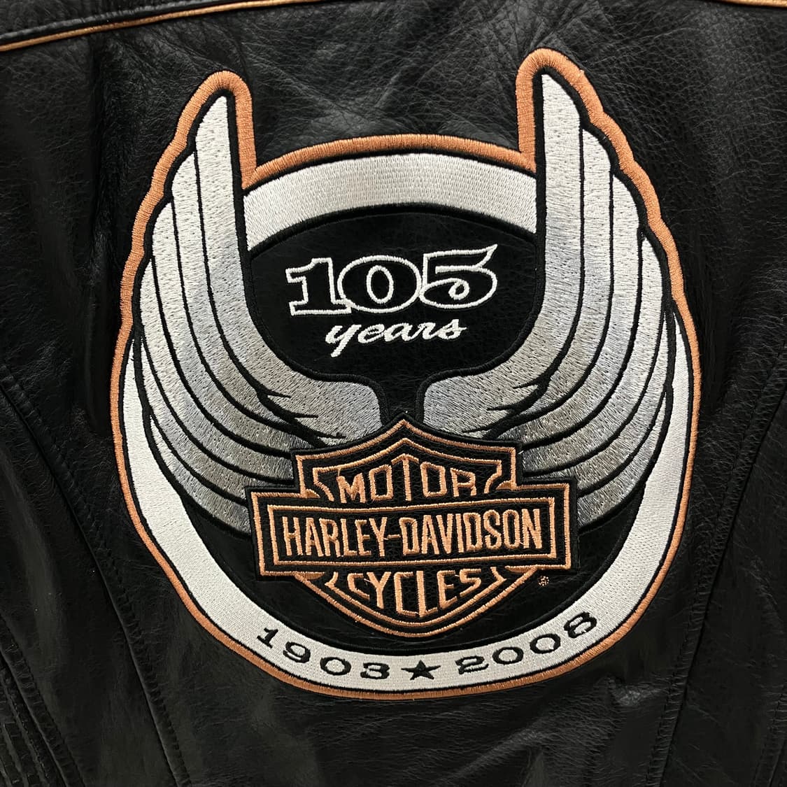 할리데이비슨 105주년 바이커 레더 자켓 XS 상품이미지7