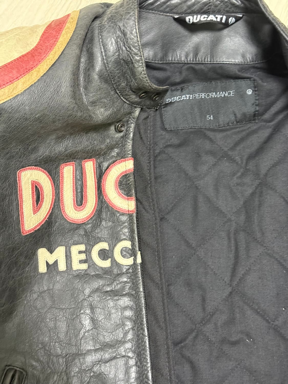 Ducati Meccanica Leather Jacket 빈티지 상품이미지10