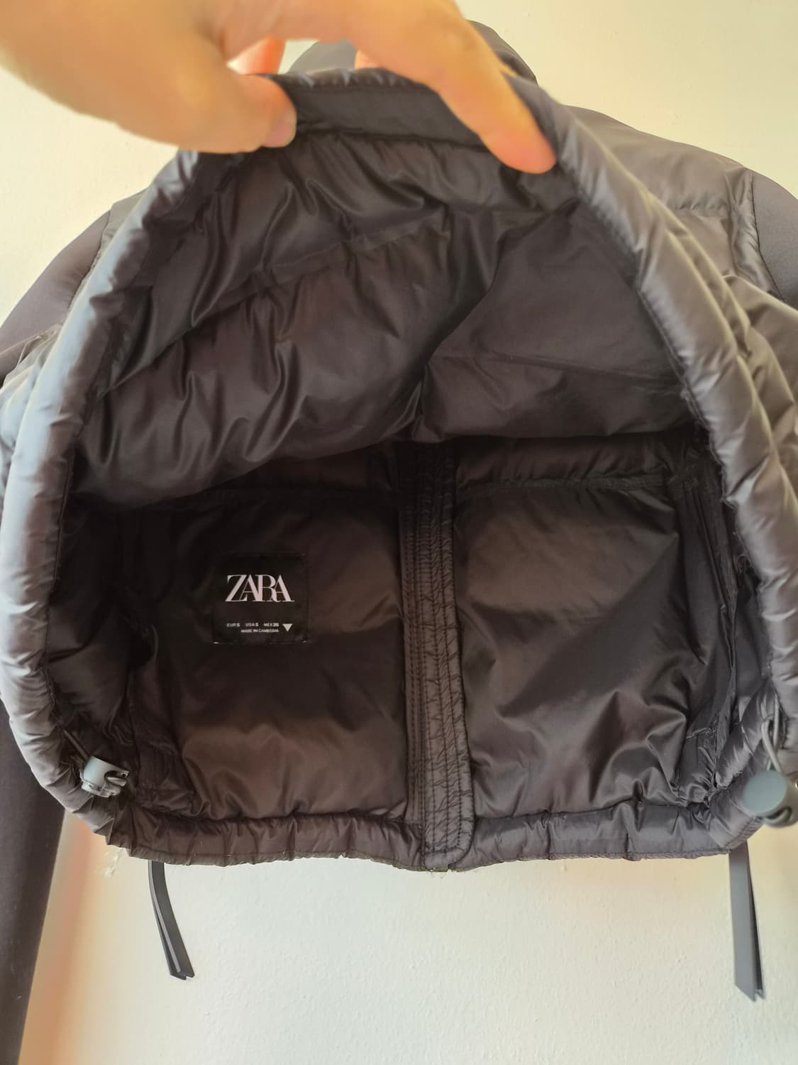 자라 여성 크롭패딩점퍼 S사이즈 상품이미지4