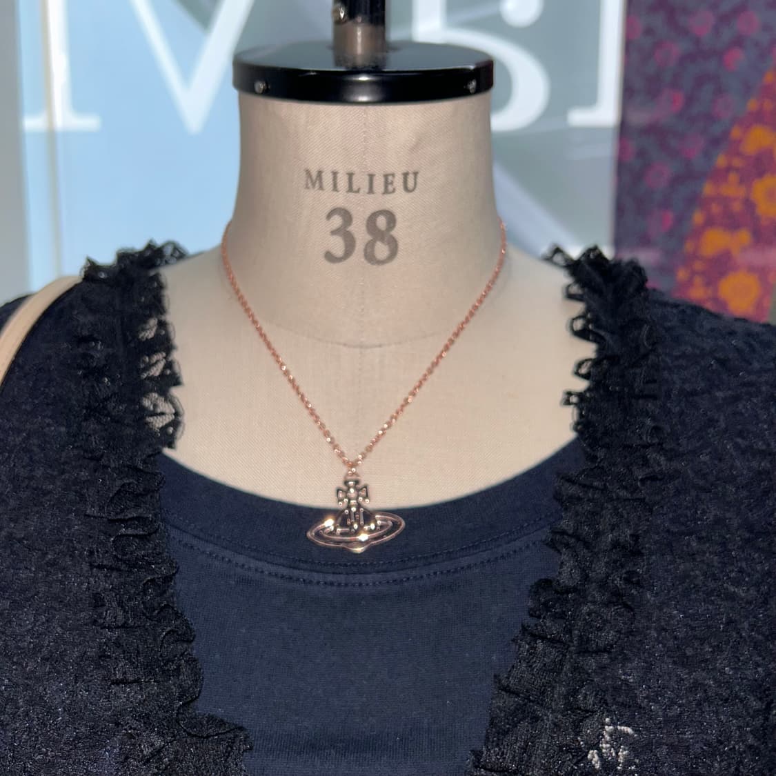 (풀박스)Vivienne Westwood Thin Necklace 상품이미지4