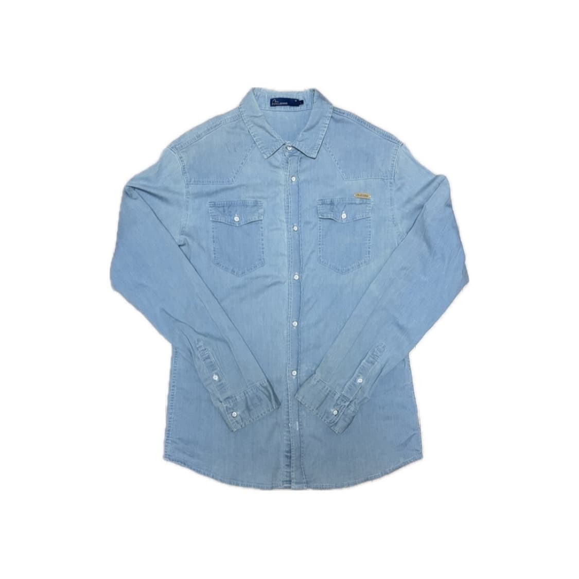 [EVISUJEANS® | L] 에비수 라이트블루 데님셔츠 상품이미지1