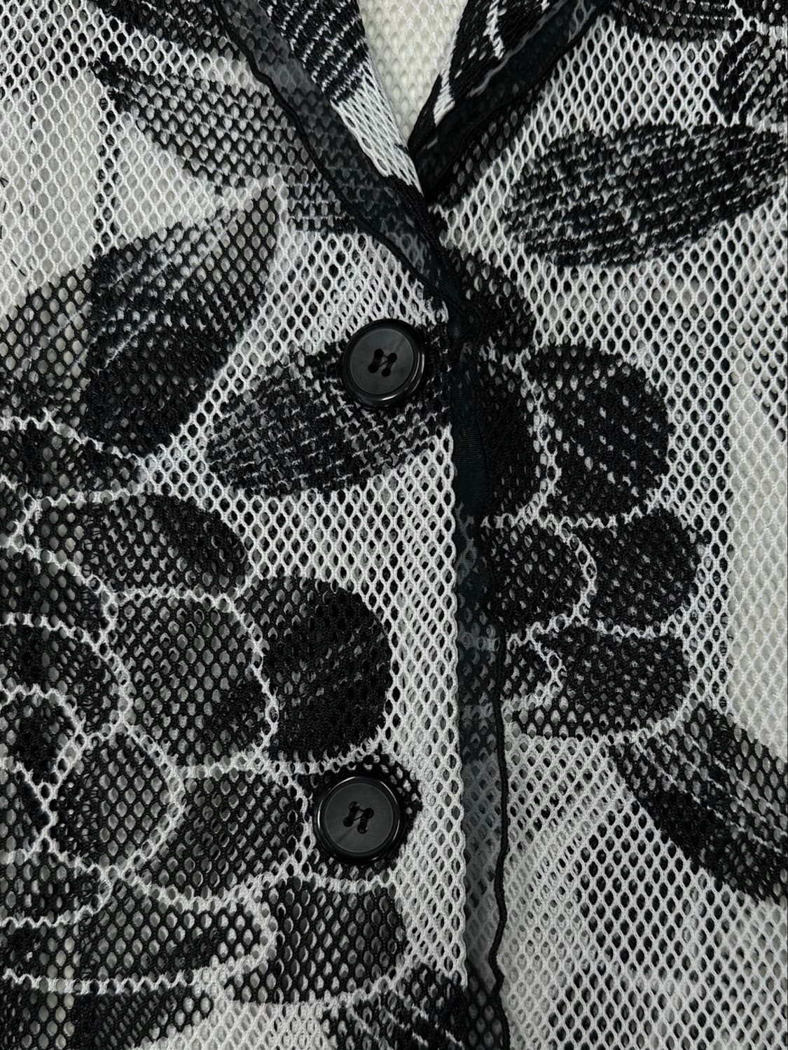 Black rose net jacket 상품이미지5