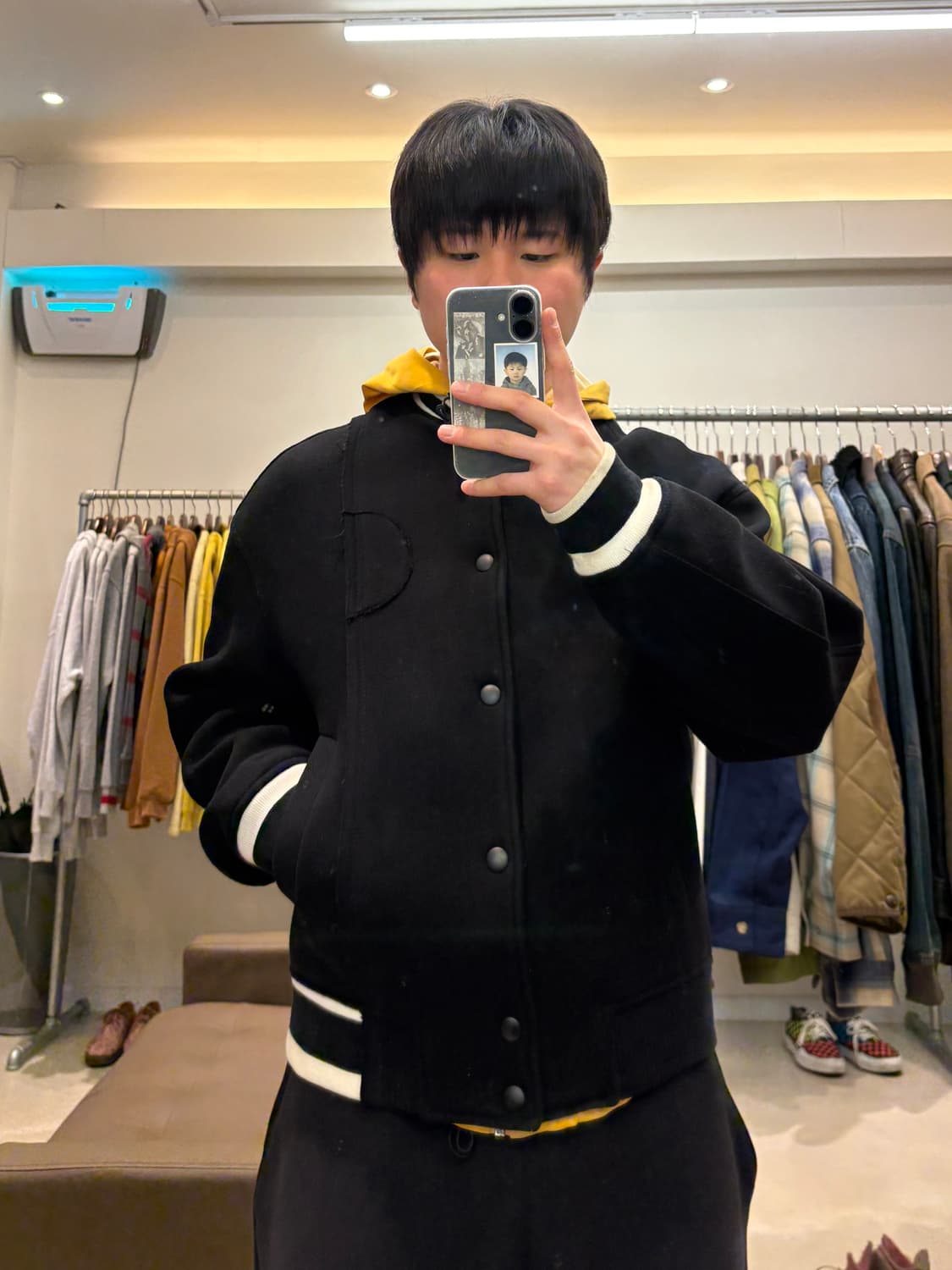 자라x아더에러 울 블렌드 봄버 자켓 상품이미지8