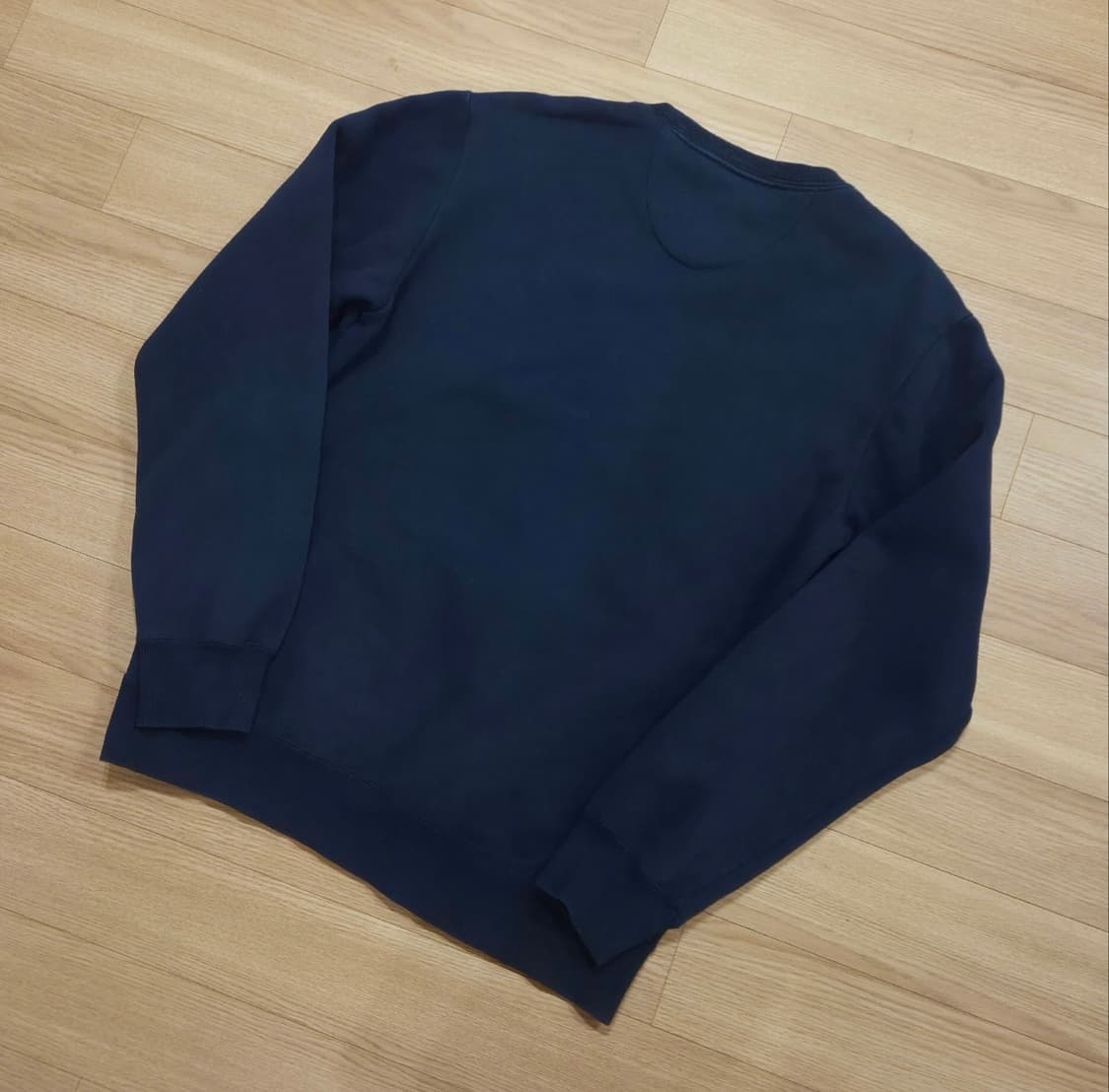 아디다스 네이비 기모 맨투맨 티셔츠 95 상품이미지5