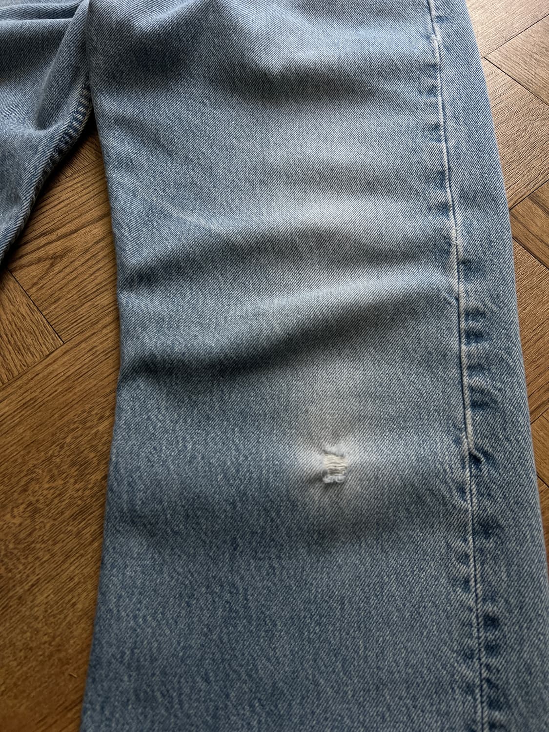 [32]90's 리바이스 501 Made in USA 데님 팬츠 S31 상품이미지4