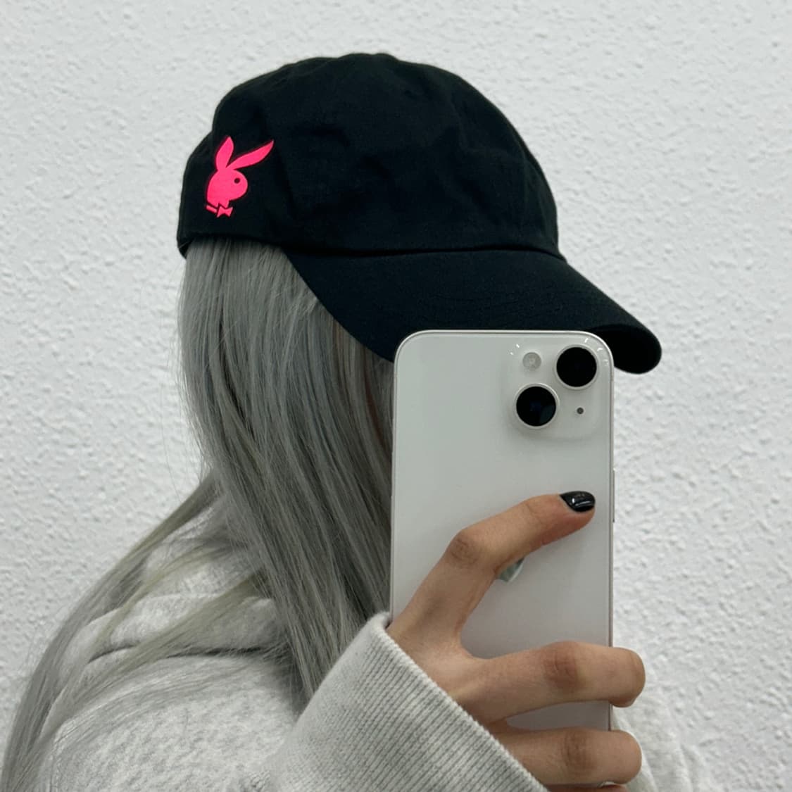 안티소셜클럽 래빗 블랙 볼캡 상품이미지2