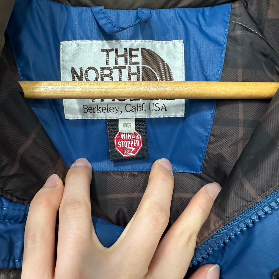 노스페이스 화이트라벨 윈드 스토퍼 패딩 상품이미지3