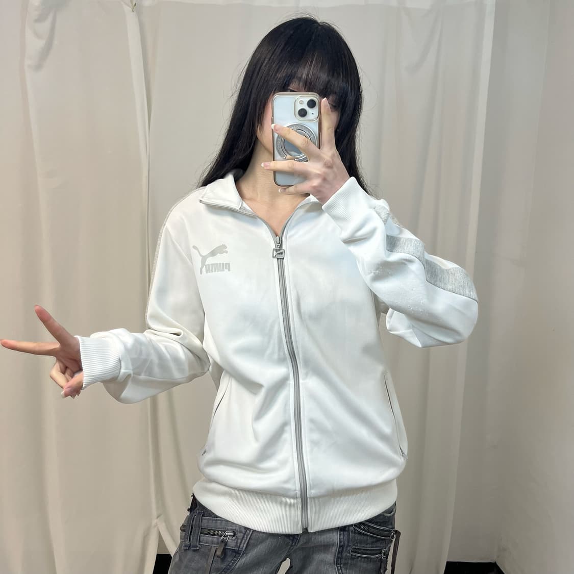 Puma white jersey 상품이미지2