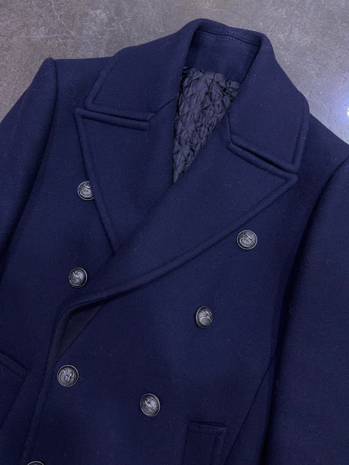 시스템옴므 울 캐시미어 이태리 더블 블레스트 코트 자켓 95 상품이미지3