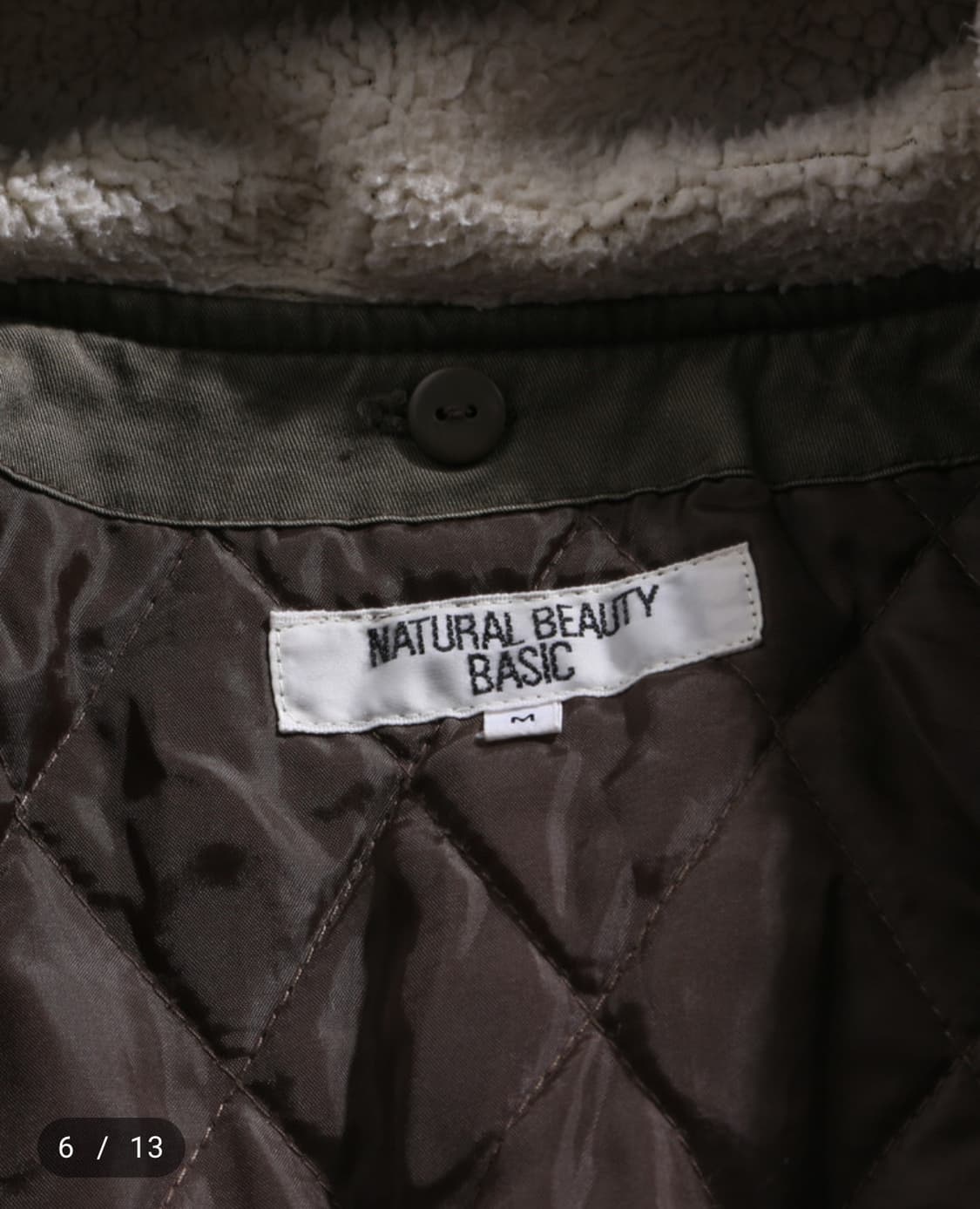 빈티지 카키 야상 상품이미지6