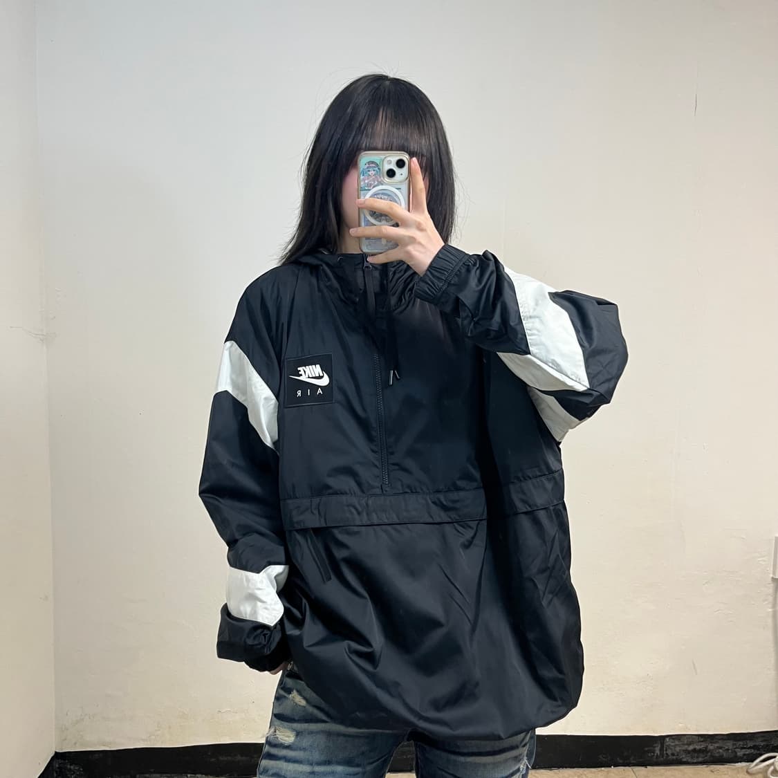 Nike Air black anorak 상품이미지1