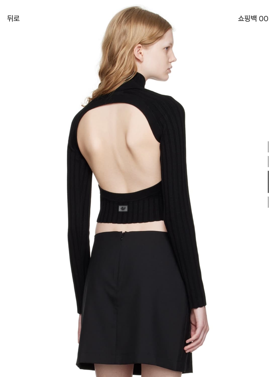 Eytys 블랙 로미 터틀넥 탑 상품이미지3