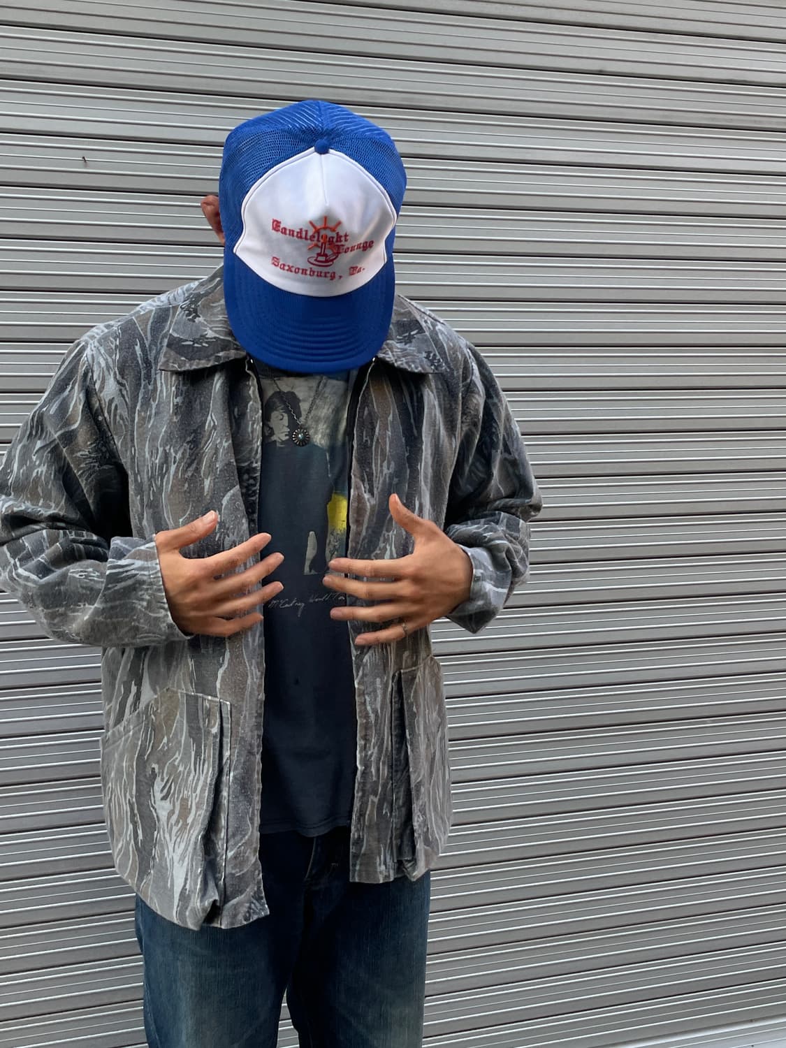8-90s Trucker Blue Mesh Cap 상품이미지3